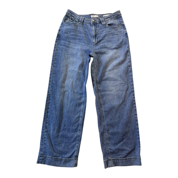 Oat New York Denim - Oat New York Wide Leg Cloud Luxe Denim Jeans Size 8/29